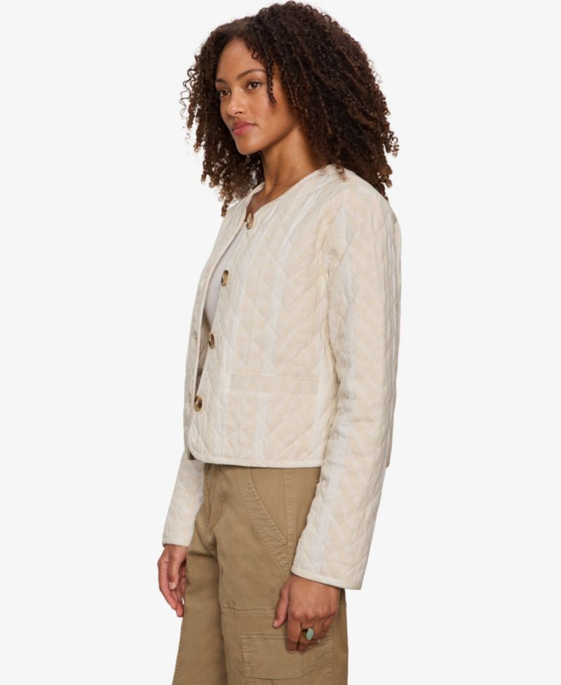 Women's Crafted Coco Quilted Button-Front Jacket