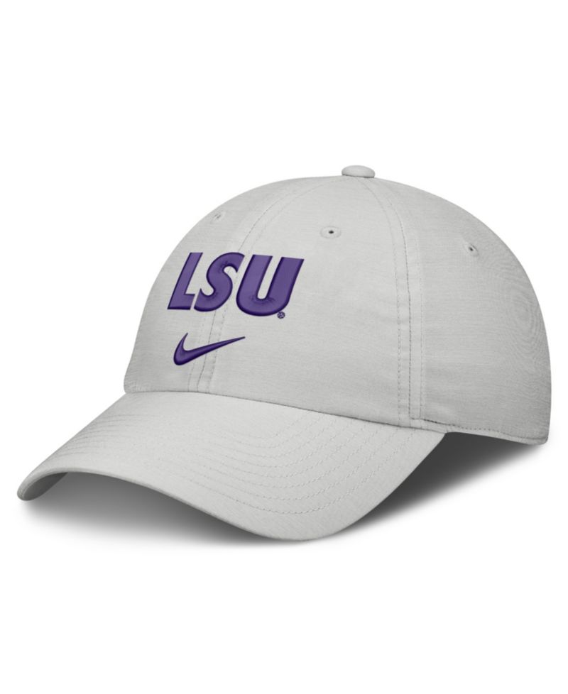 Men's and Women's Gray LSU Tigers 2026 On-Field Gameday Club Adjustable Hat