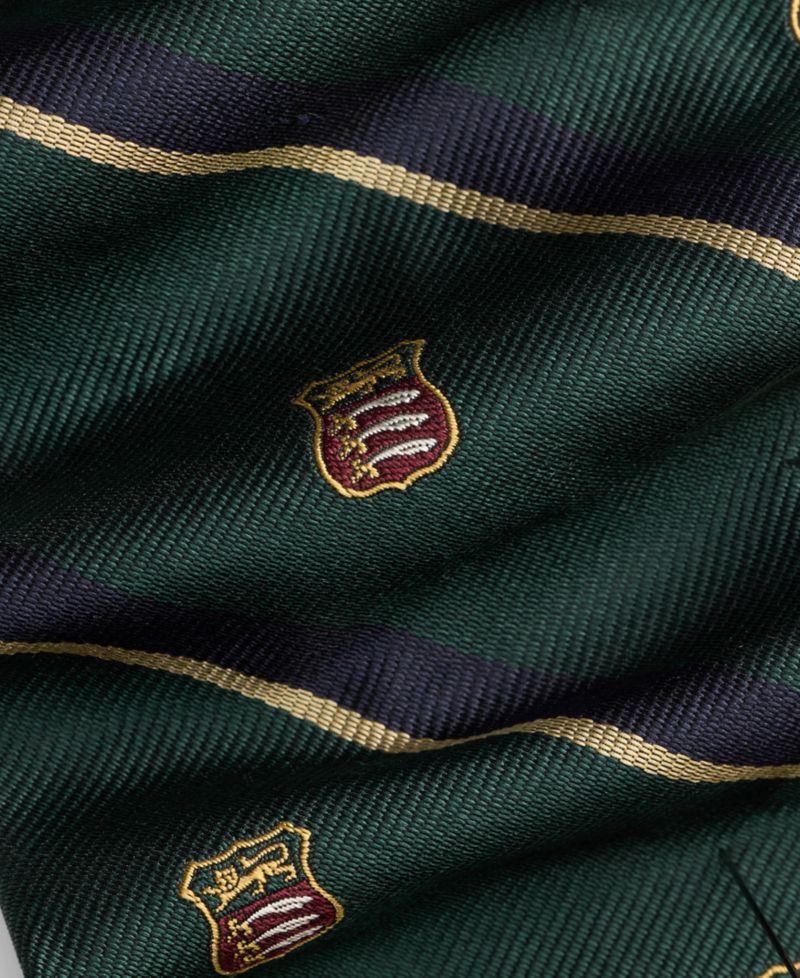 Men's Vintage-Inspired Striped Club Tie