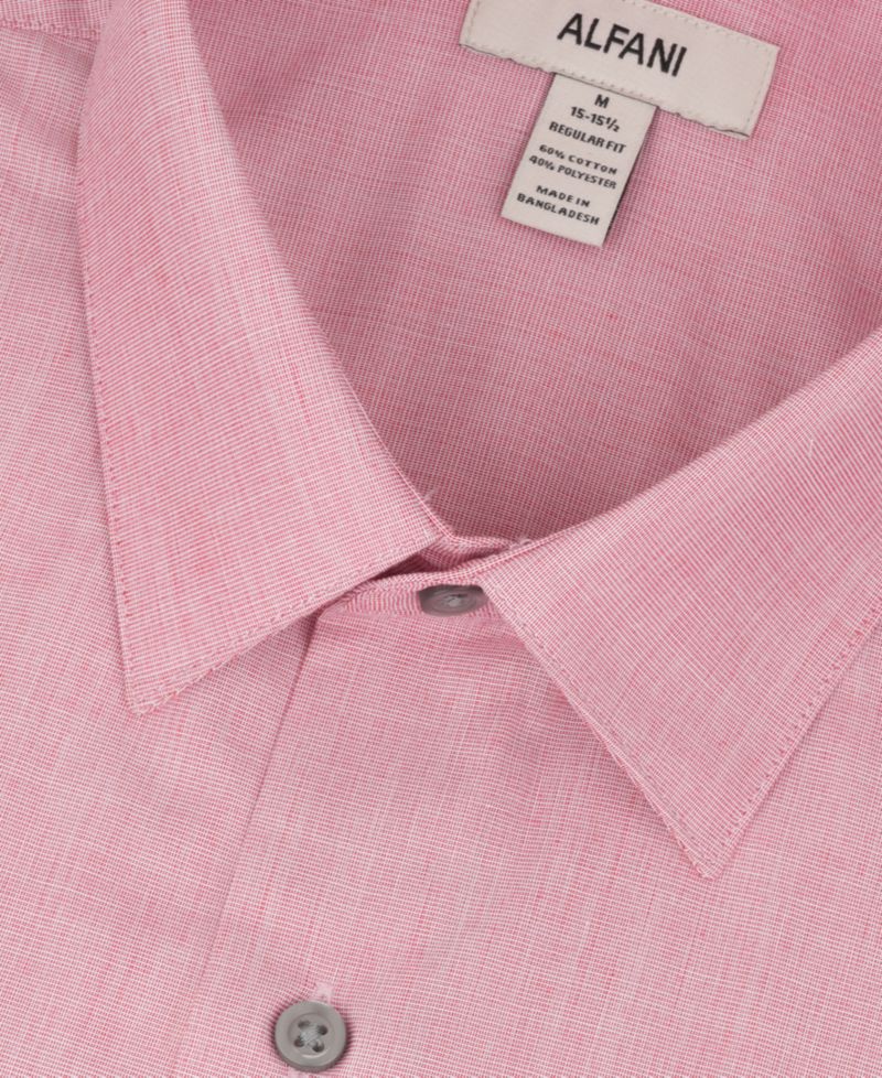 Men's Regular-Fit Solid Dress Shirt