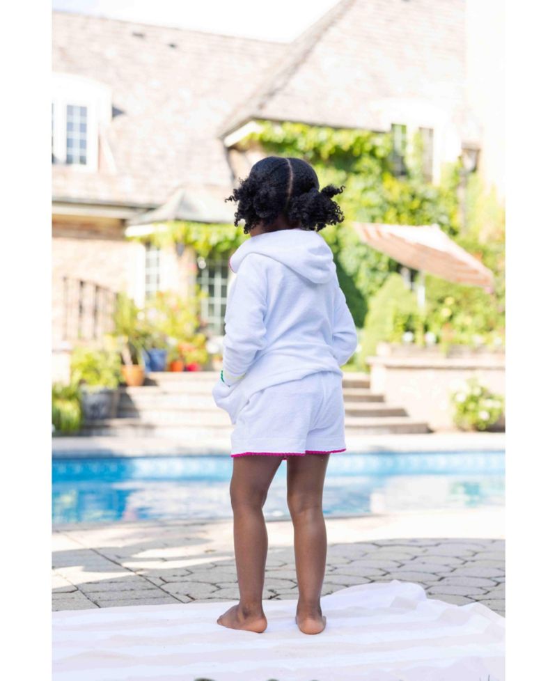 Big Girls Girls Pom Terry Shorts