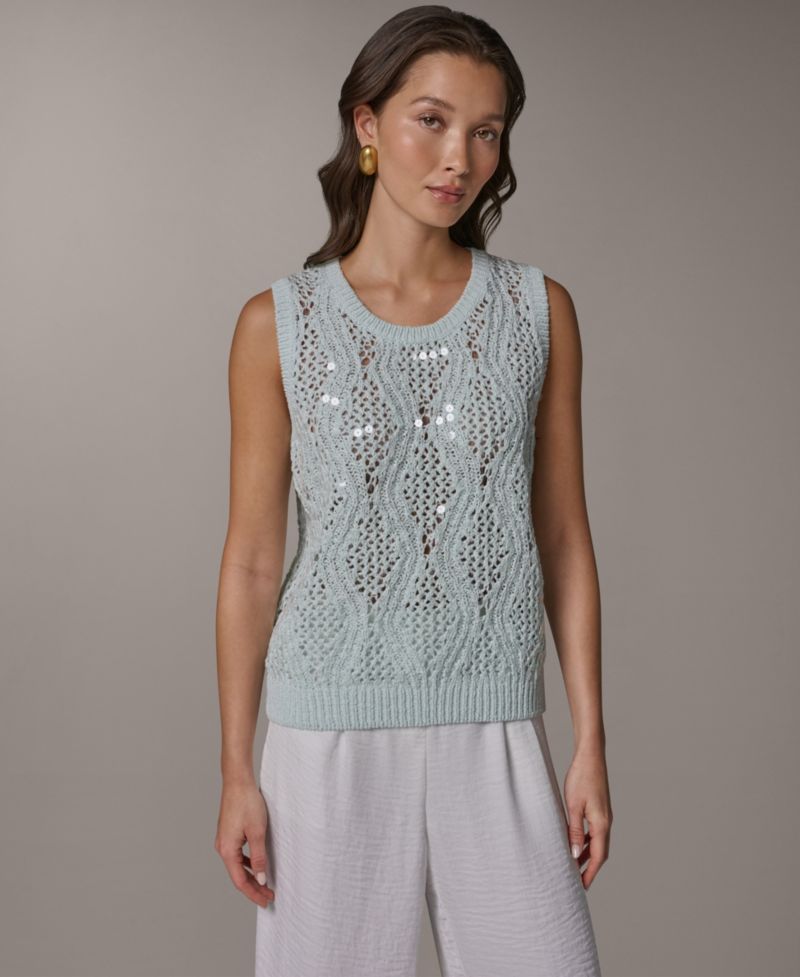 Women's Crew Neck Sweater Vest