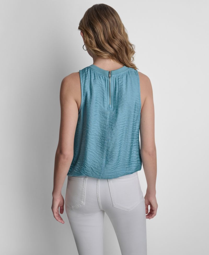 Women's Sleeveless Twinkle Bubble Tank Top