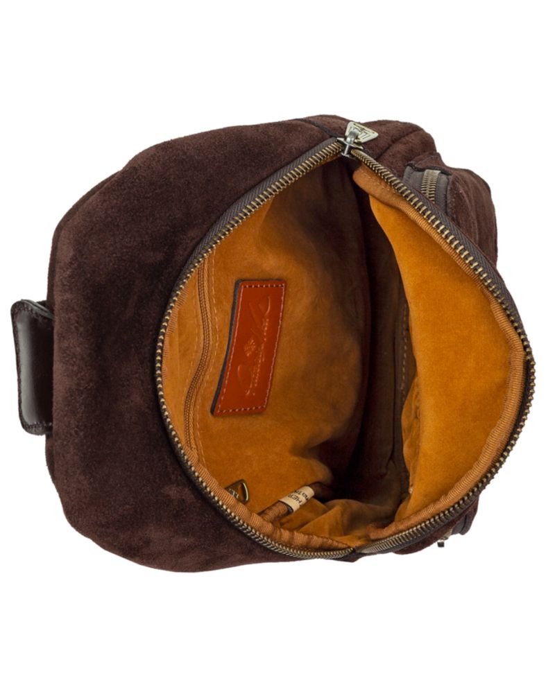 Melle Mini Suede Leather Sling Handbag