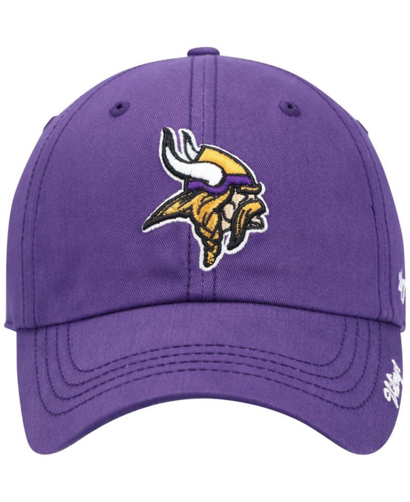 Women's Purple Minnesota Vikings Miata Clean Up Primary Adjustable Hat