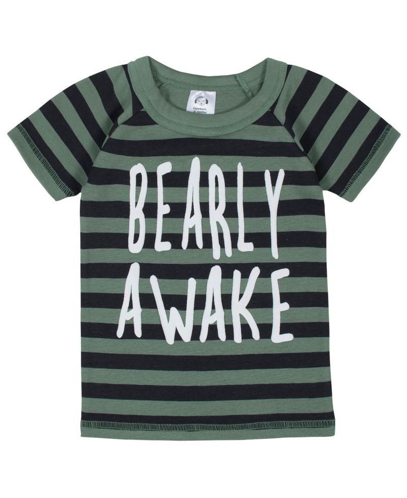 Baby Boys Snug Fit Cotton Pajama Set, 4-Piece