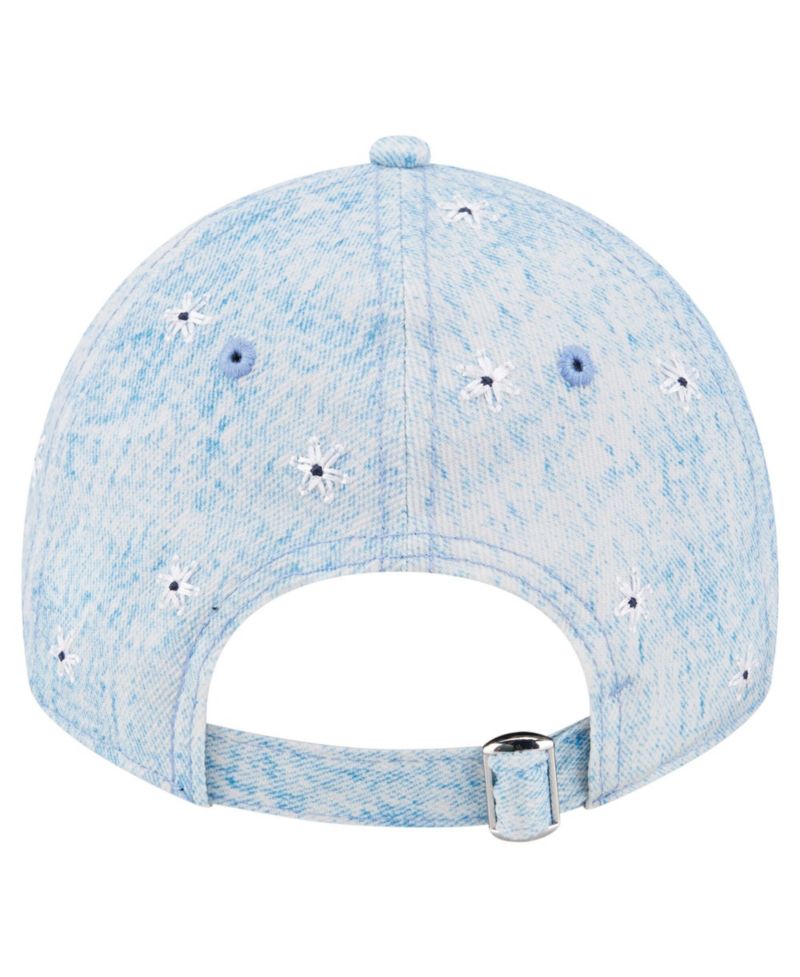 Women's Light Blue New York Yankees Daisy All Over 9TWENTY Adjustable Hat