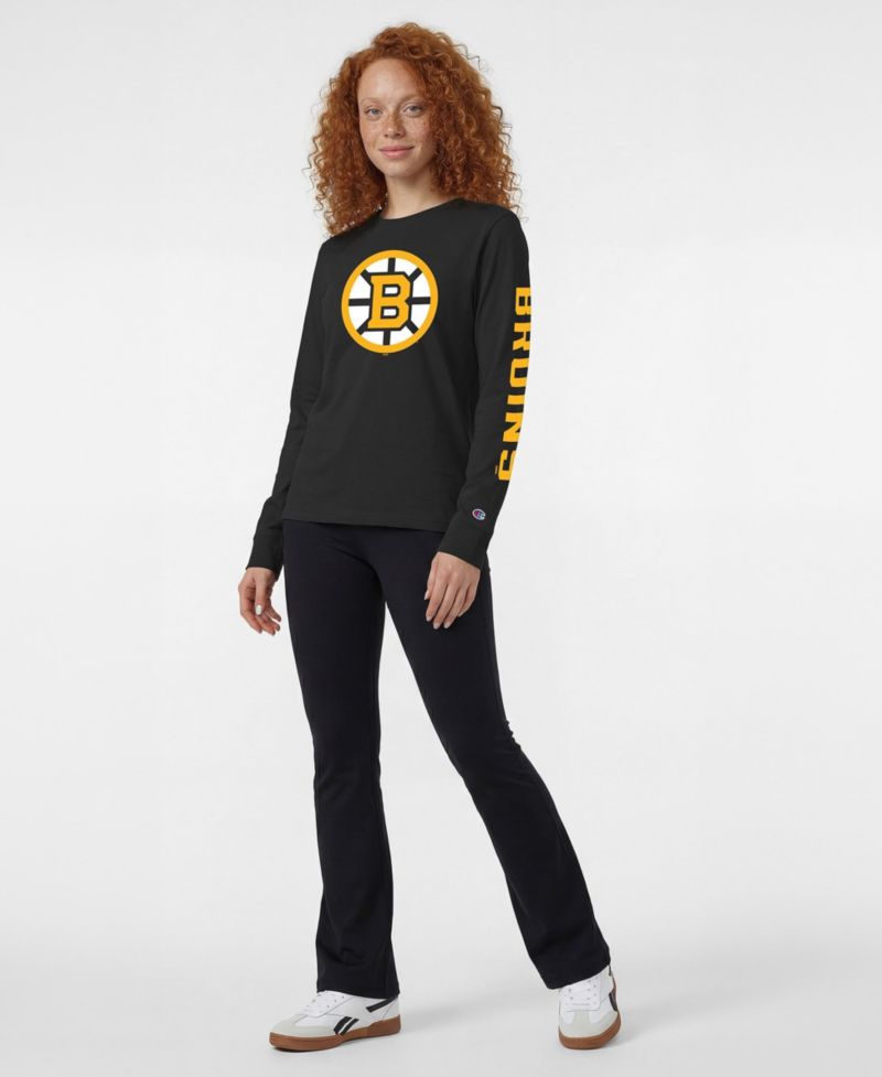 Women's Boston Bruins 2-Hit Long-Sleeve T-Shirt