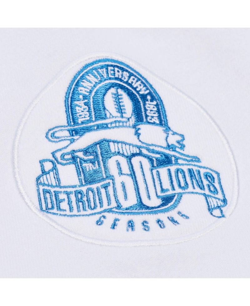 Men's White Detroit Lions Arctic Fleece Sweatshirt