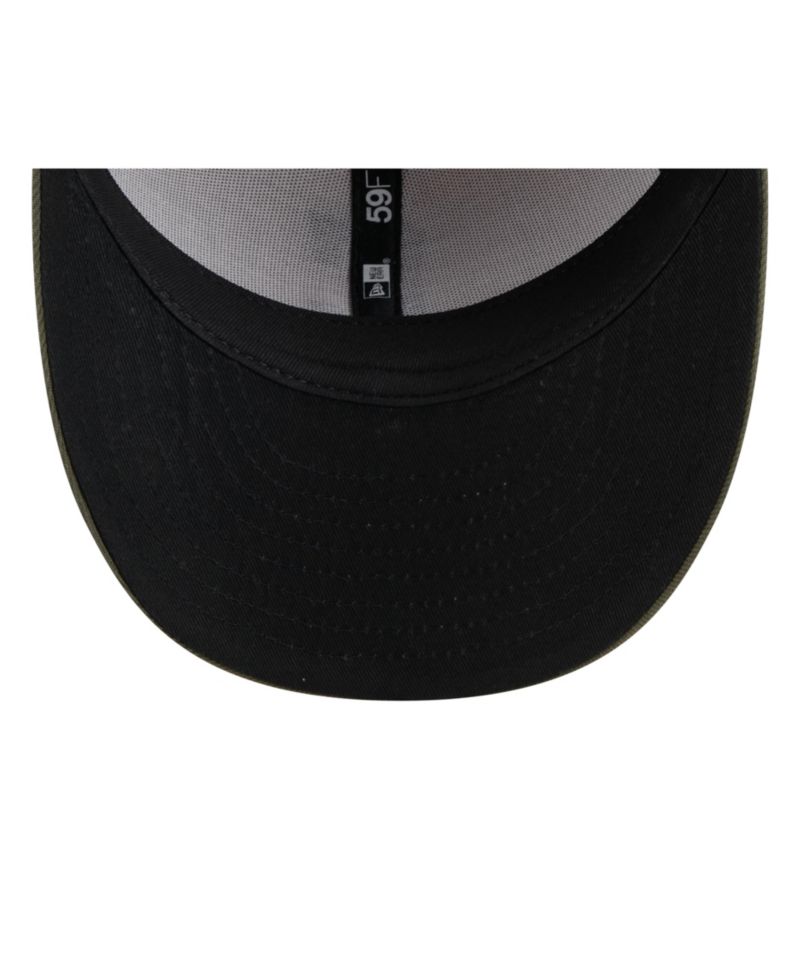 Men's Light Beige/Olive Cleveland Guardians 2025 Armed Forces Day Low Profile 59FIFTY Fitted Hat