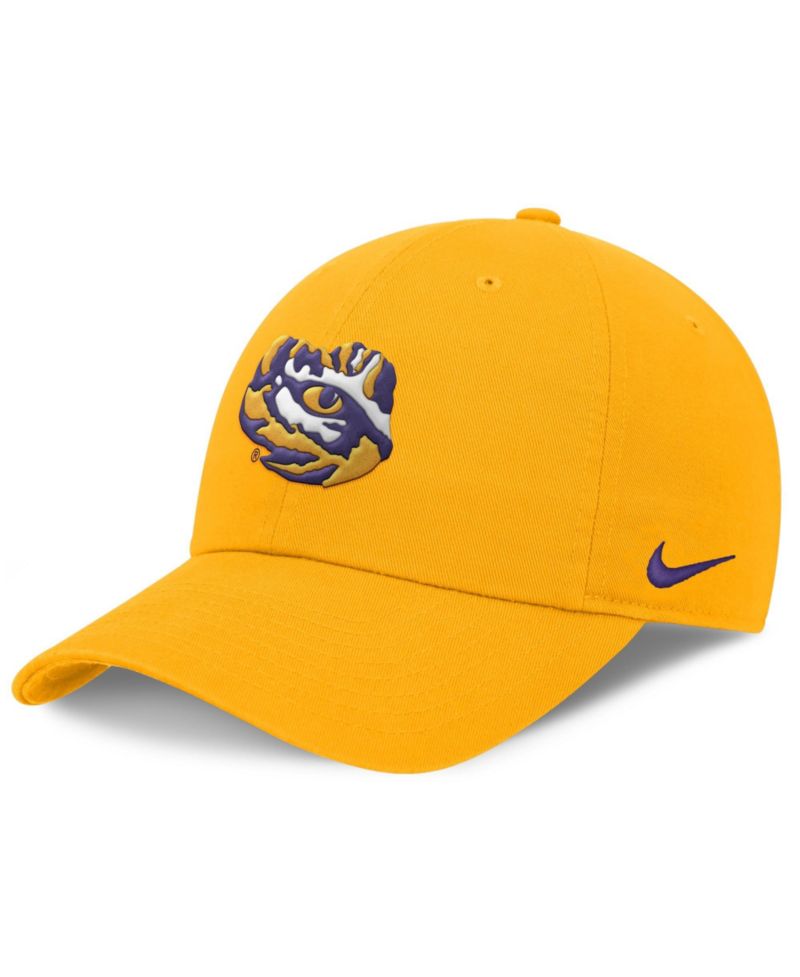 Men's Gold LSU Tigers Club Dri-FIT Adjustable Hat