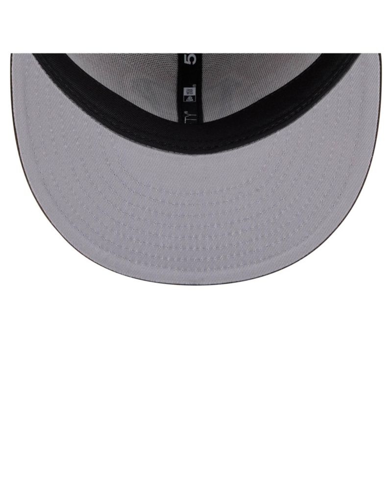 Men's Light Brown/Dark Brown Cincinnati Bengals Two-Tone Walnut 59FIFTY Fitted Hat