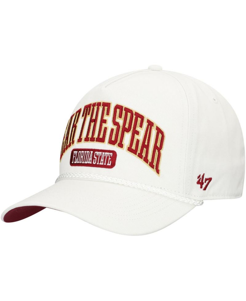 Men's White Florida State Seminoles Local Arch Hitch Snapback Hat