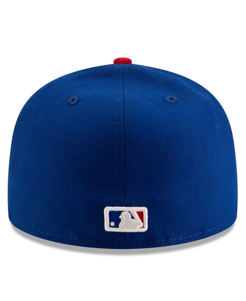 Men's White/Royal Chicago Cubs Alternate Authentic Collection On-Field 59FIFTY Fitted Hat