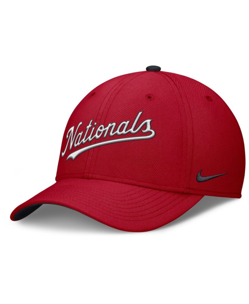 Men's Red Washington Nationals Primetime Rise Dri-FIT Flex Hat
