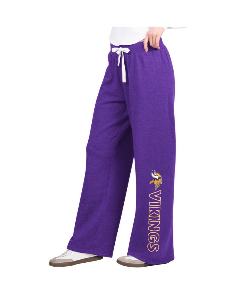 Women's Purple Minnesota Vikings Field Wide Leg Sweatpants