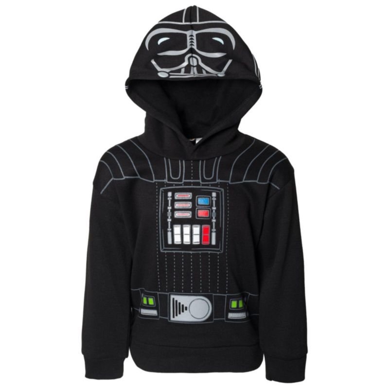 Boy's 4-20 Sizes Darth Vader Boba Fett The Mandalorian Fleece Pullover Hoodie and Pants Outfit Set