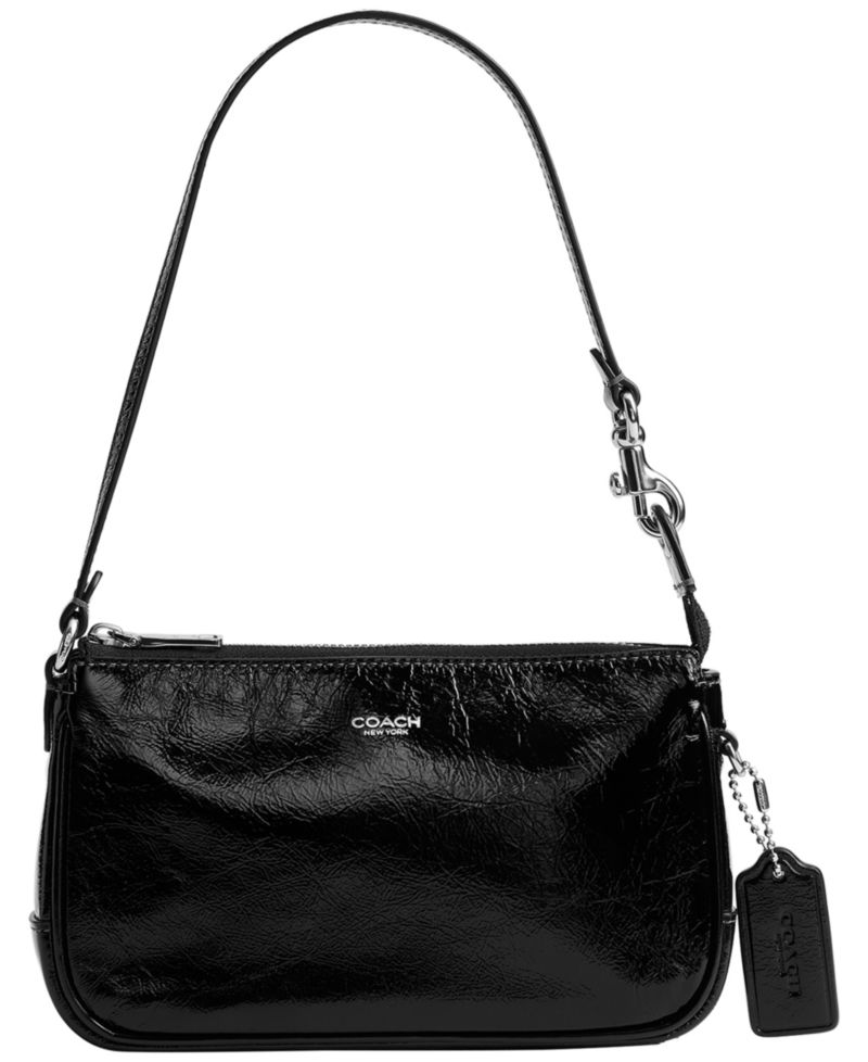 Plaza Mini Glazed Leather Shoulder Bag 18