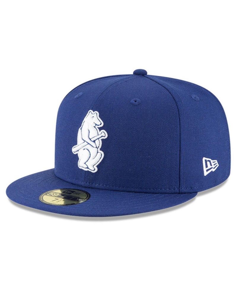 Men's Royal Chicago Cubs Cooperstown Collection Wool 59FIFTY Fitted Hat