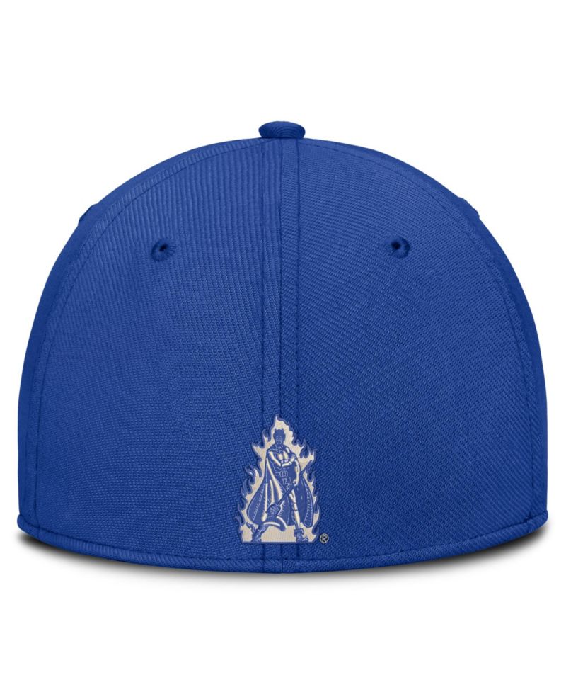 Men's Natural/Royal Duke Blue Devils Legacy Swooshflex Dri-FIT Hat
