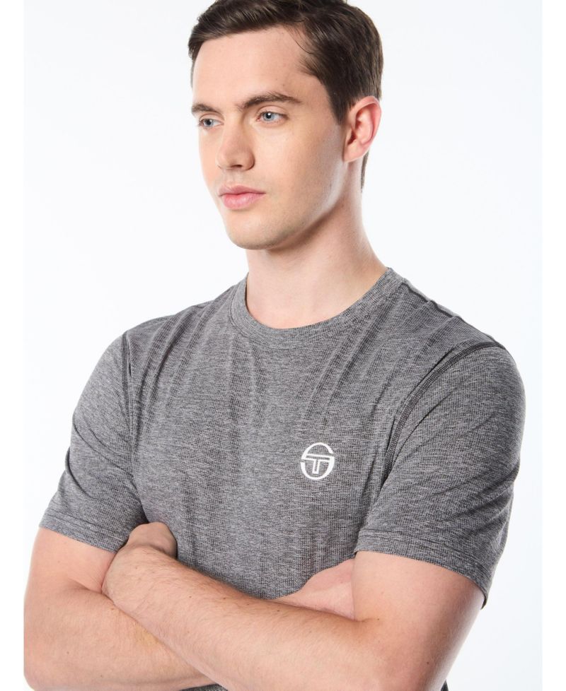 Men's Affondo Crew Neck Regular-Fit T-Shirt with Back Media Pocket