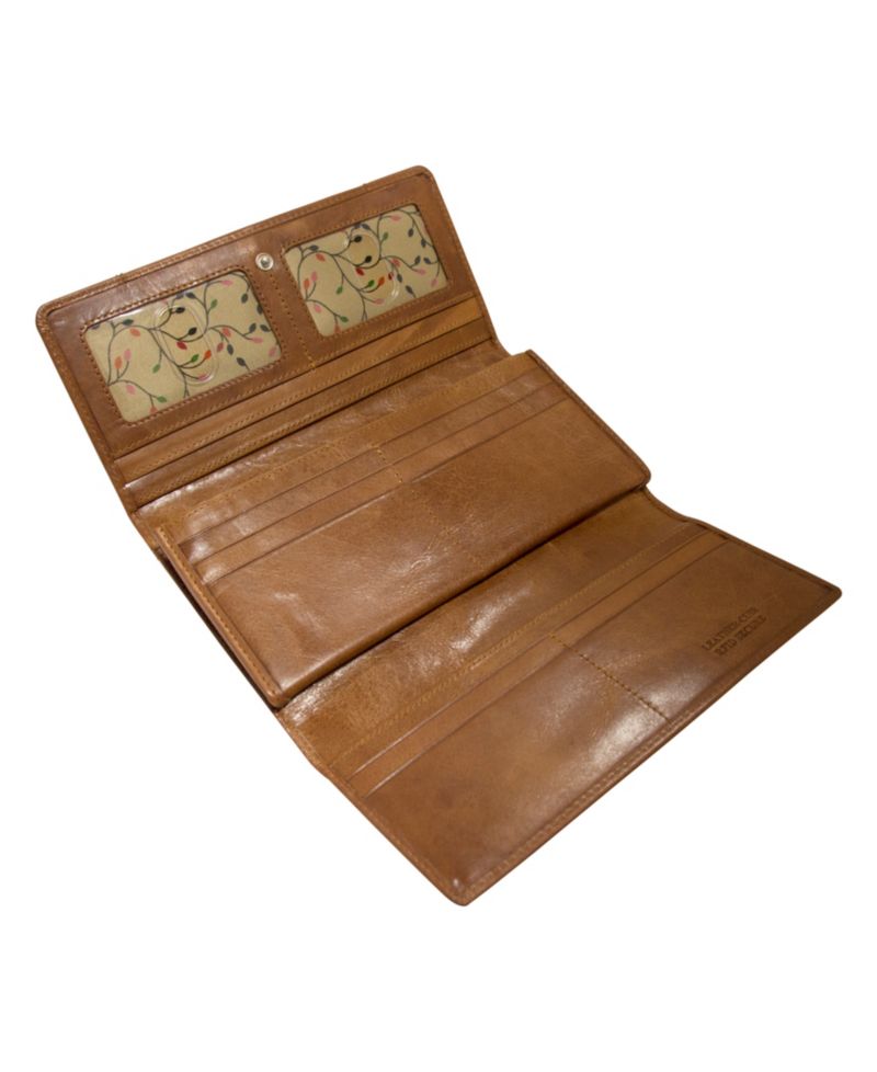 Casablanca Collection RFID Secure Ladies Trifold Wallet
