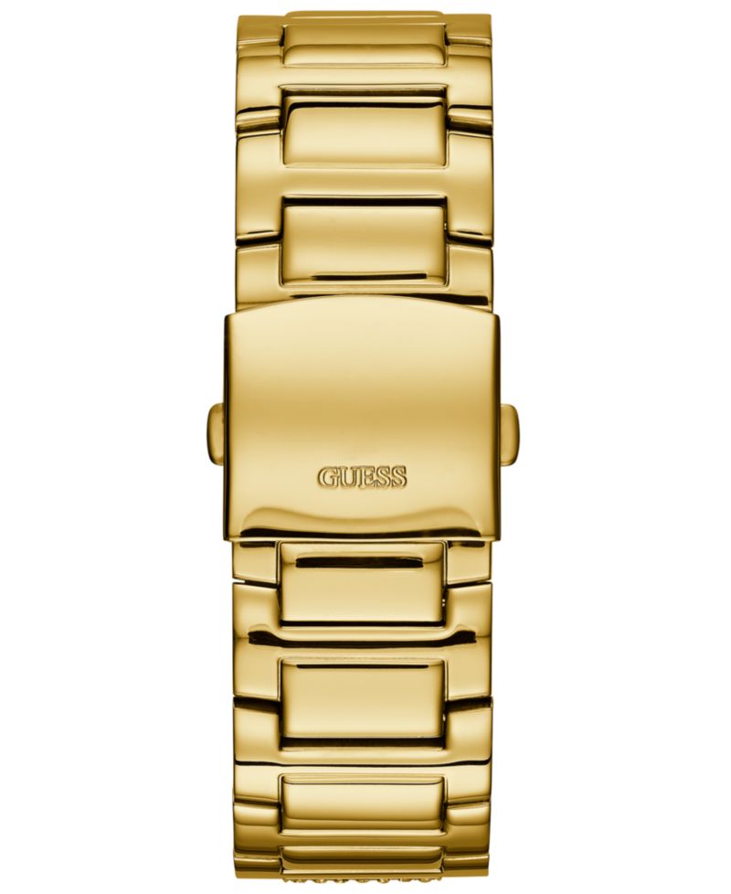 Men's Crystal Gold-Tone Stainless Steel Bracelet Watch 46mm