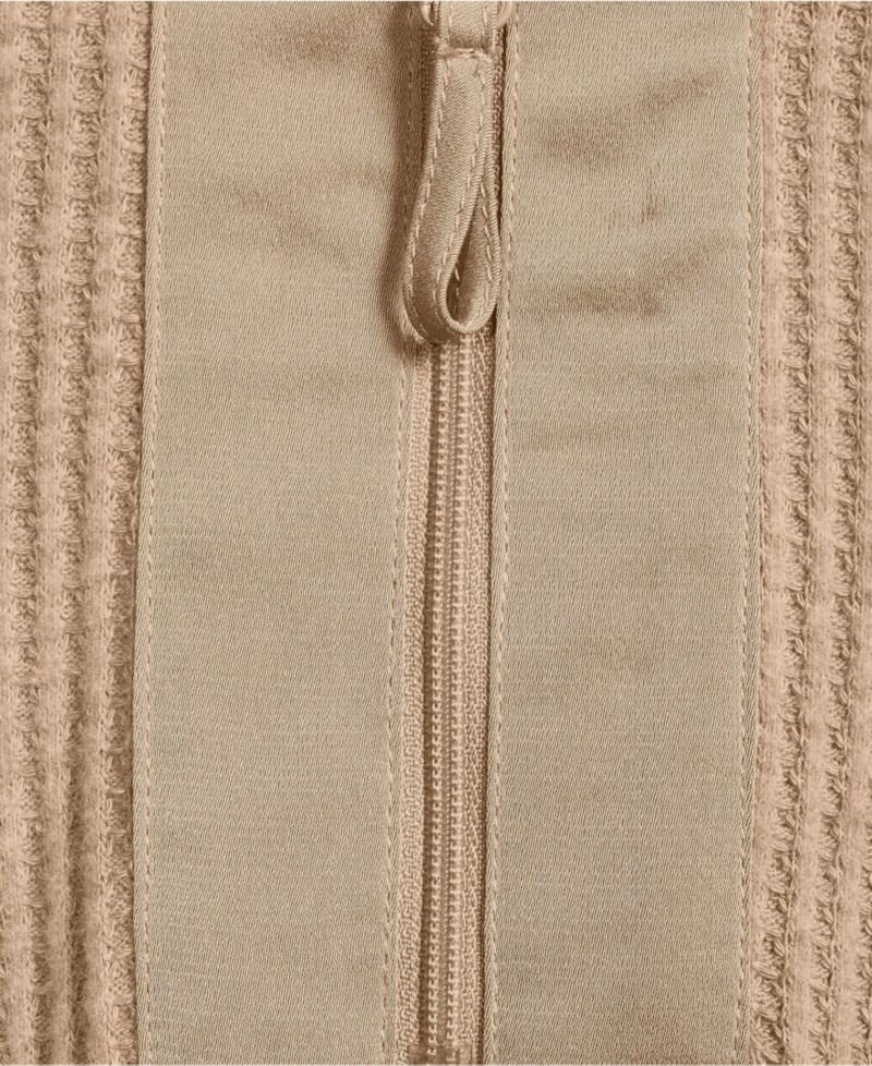 Women's Long Sleeve Waffle Quarter Zip Pullover