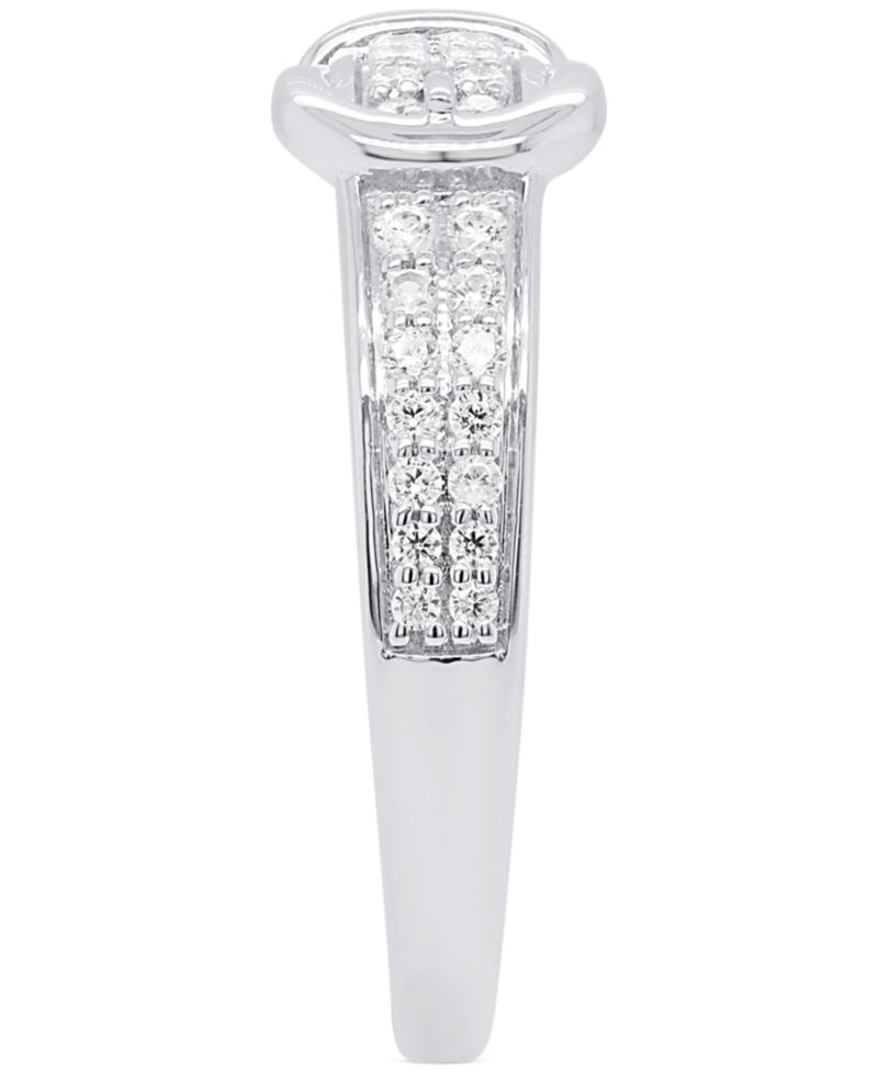 White Diamond Ring (1/4 ct. t.w.) in Sterling Silver