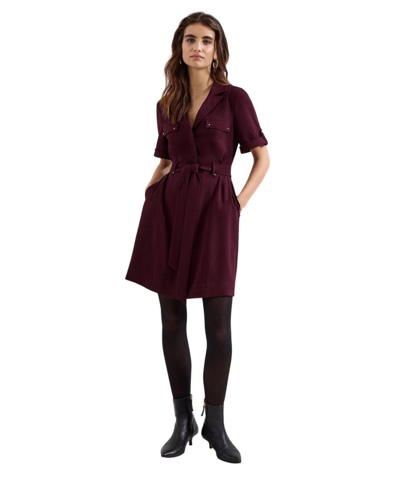 Women's Marlina Belted Short-Sleeve Mini Dress