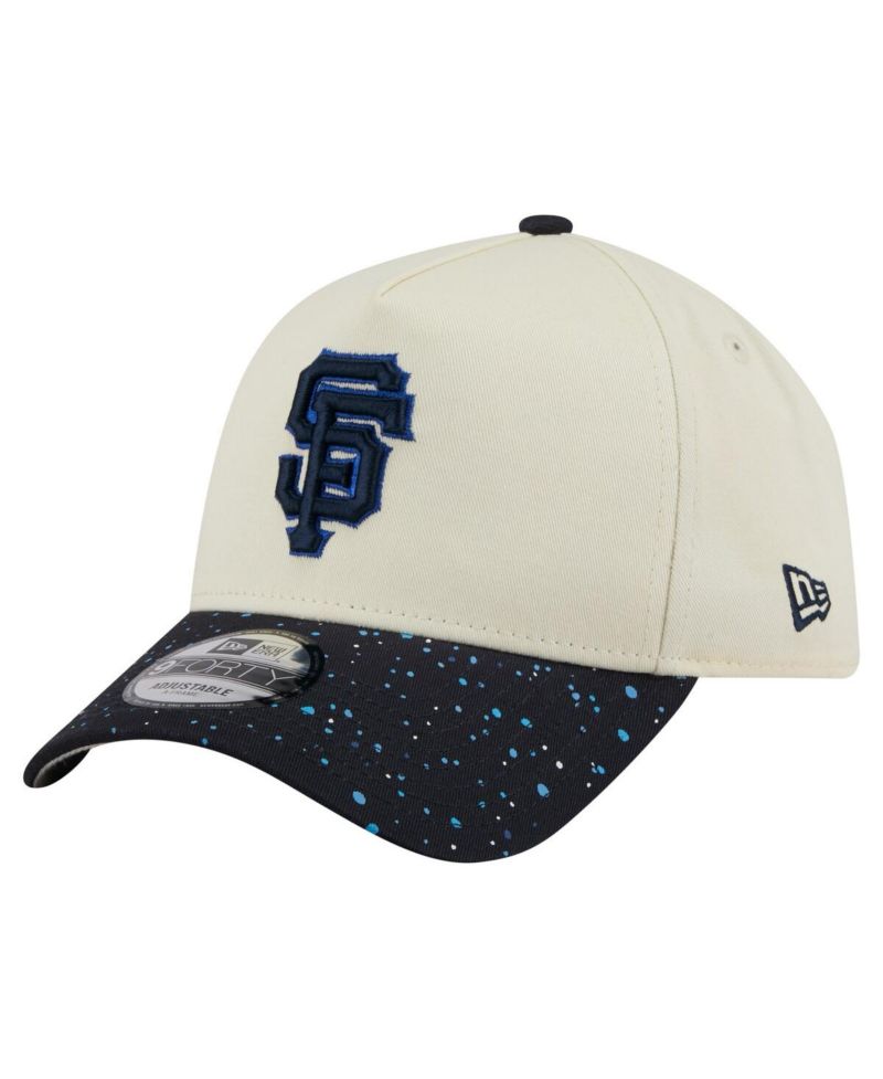 Men's Cream San Francisco Giants Speckle A-Frame 9FORTY Adjustable Hat