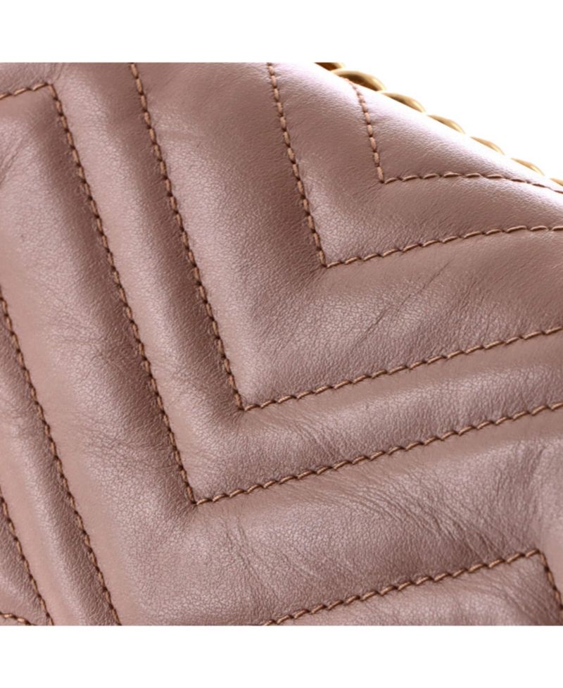 Medium GG Marmont Flap Bag Matelasse Leather