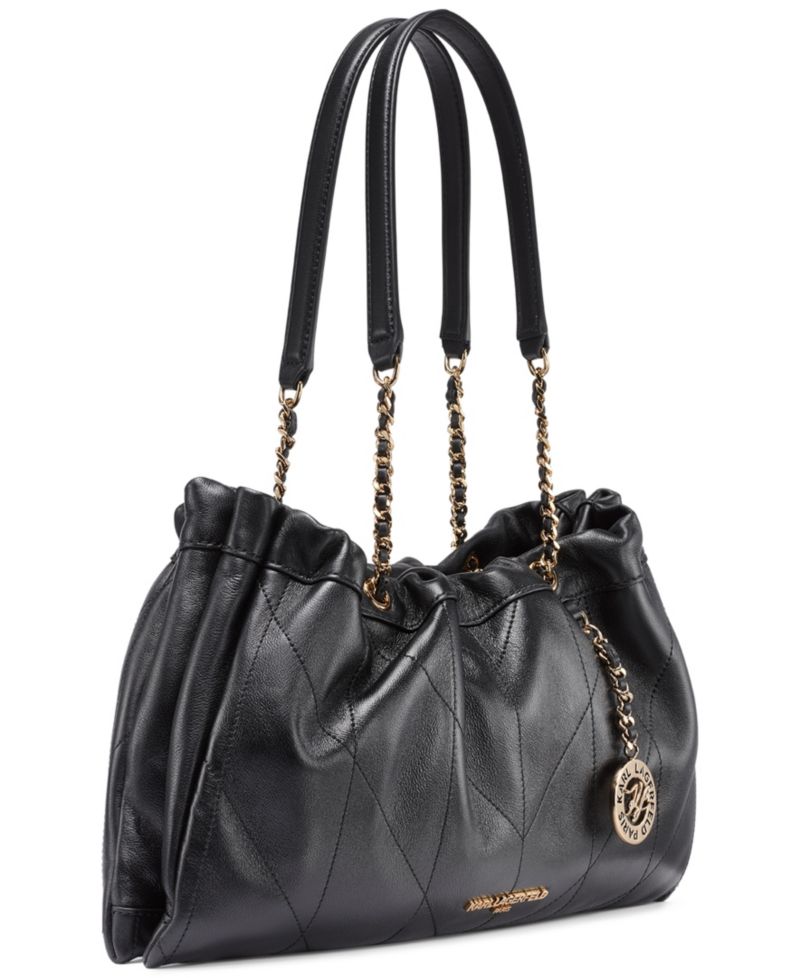 Amandine Leather Medium Shoulder Handbag