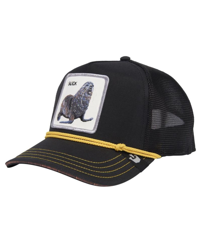 Men's Black Seal of Approval Trucker Adjustable Hat