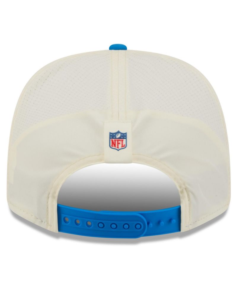 Men's Cream/Blue Detroit Lions 2026 NFL Training Camp 9SEVENTY Adjustable Hat