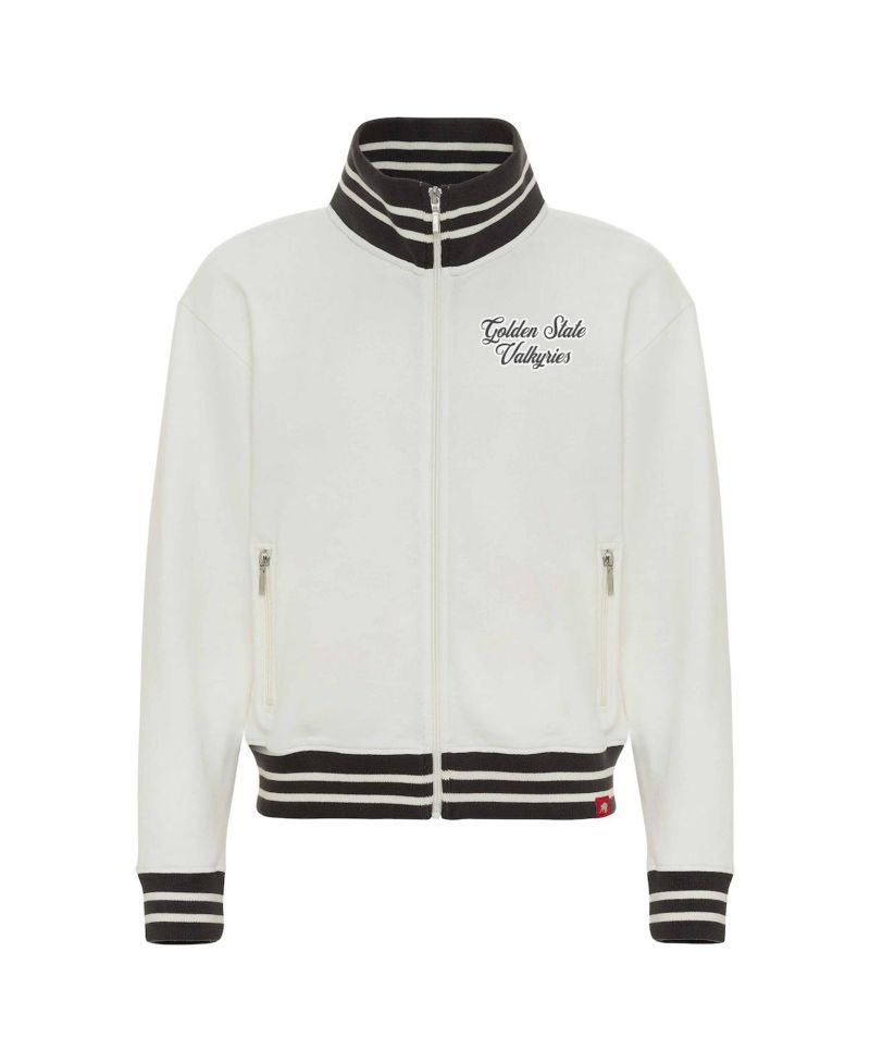 Women's Cream Golden State Valkyries Athletic Club Collection Sutton French Terry Full-Zip Jacket