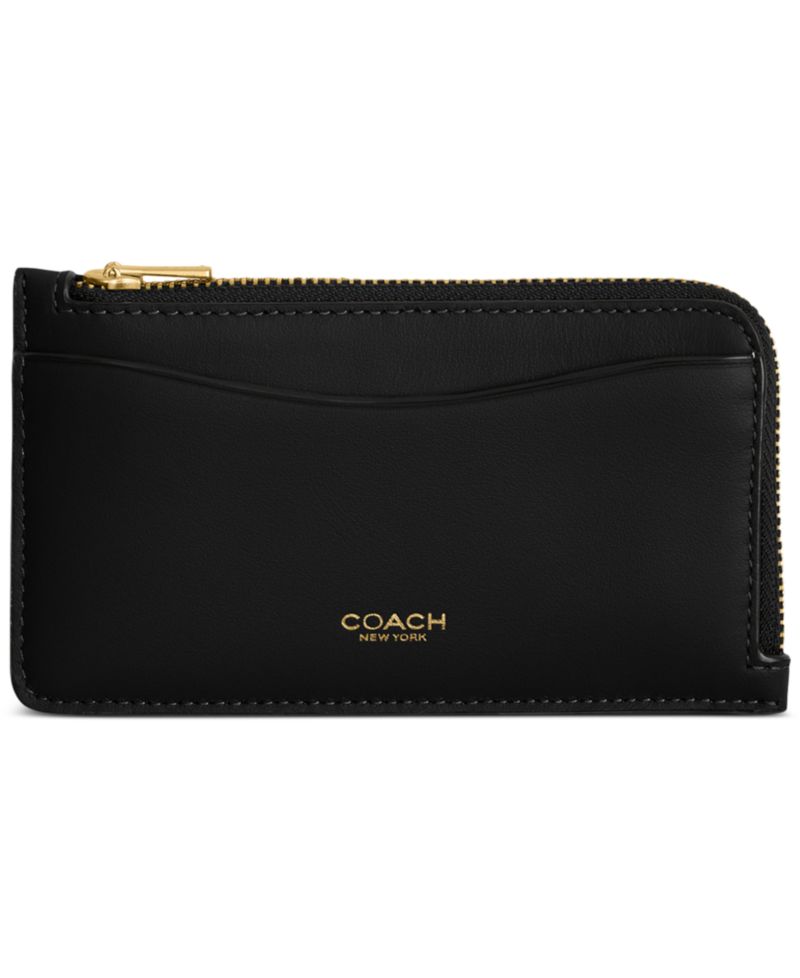 Essential New York Zip Leather Card Case