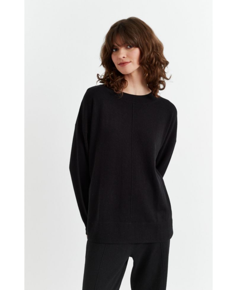 Women's Chinti and Parker Wool and Cashmere Slouchy Sweater