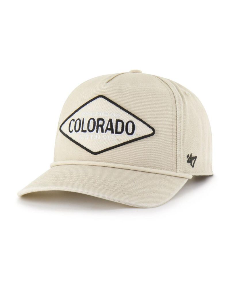 Men's and Women's Cream Colorado Buffaloes Outdoorsmen Cairn Hitch Adjustable Hat