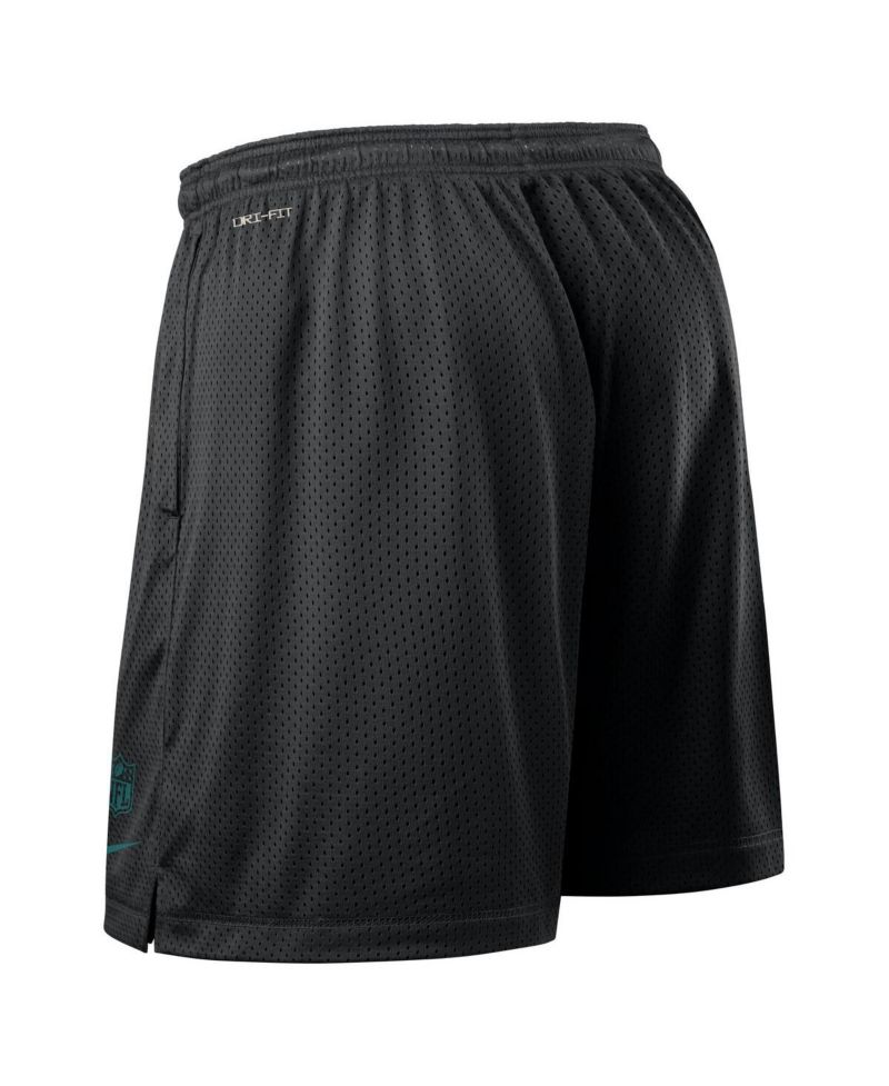 Men's Black Philadelphia Eagles Sideline Reversible Performance Shorts