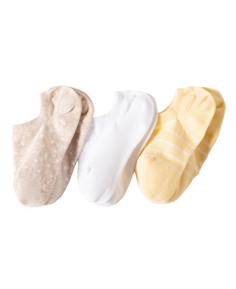 Women's 3-Pack Cotton Patterned Sneaker Liners