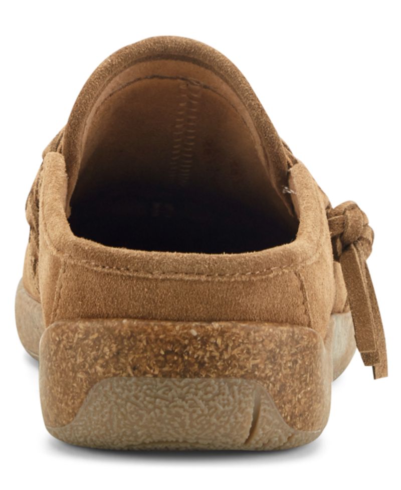 Women's Rosalin Suede Braided Slip-On Clogs