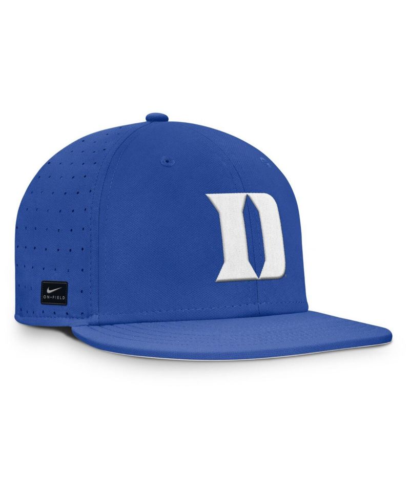 Men's Royal Duke Blue Devils On-Field Dugout True Performance Fitted Hat