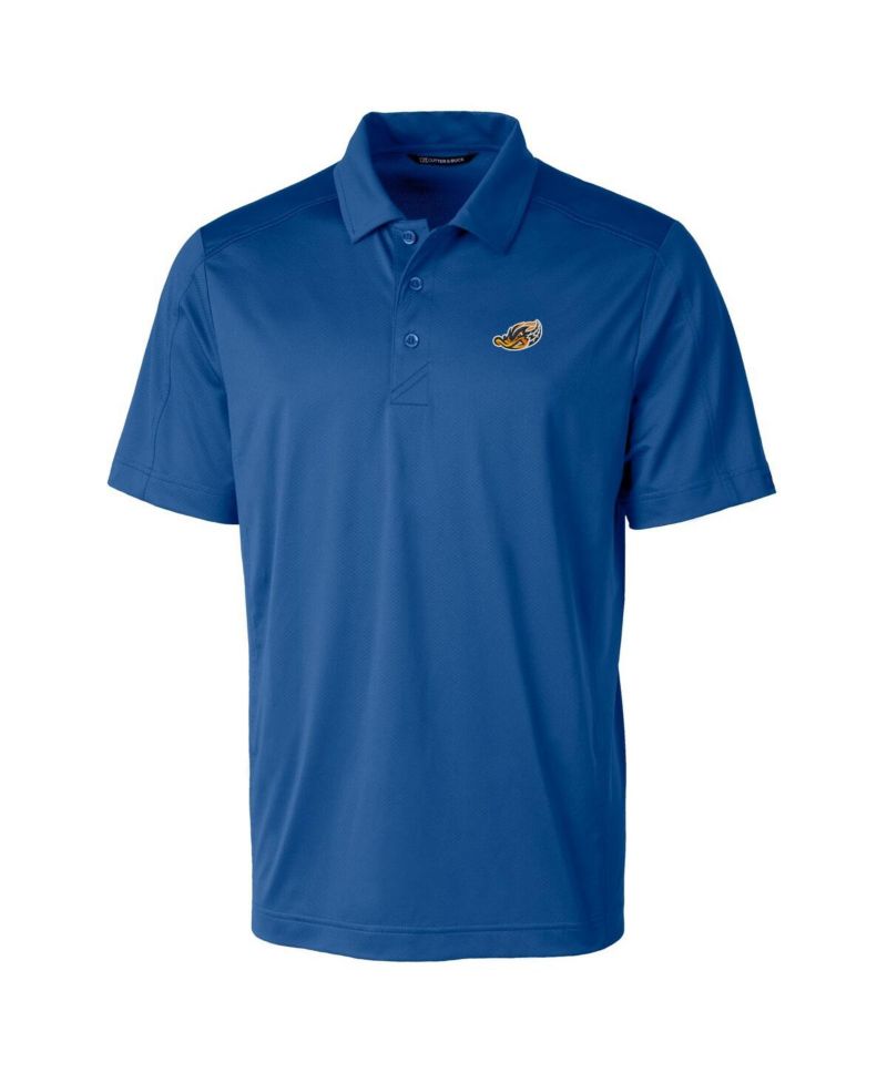 Men's Blue Akron RubberDucks Prospect Textured Stretch Polo Shirt