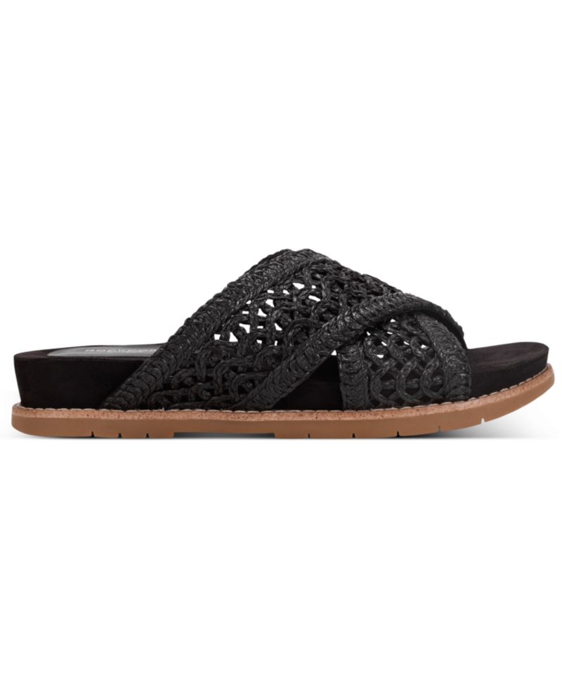Women's Zora Woven Crisscross Flat Footbed Sandals