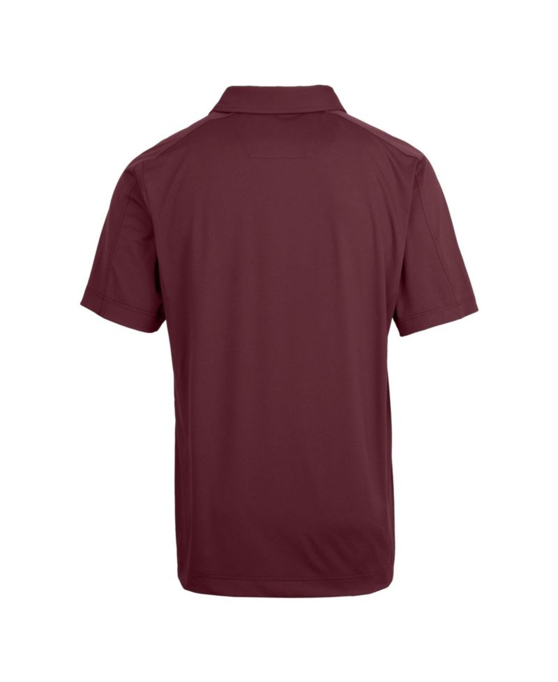 Men's Maroon Texas A&M Aggies Alumni Logo Prospect Textured Stretch Polo