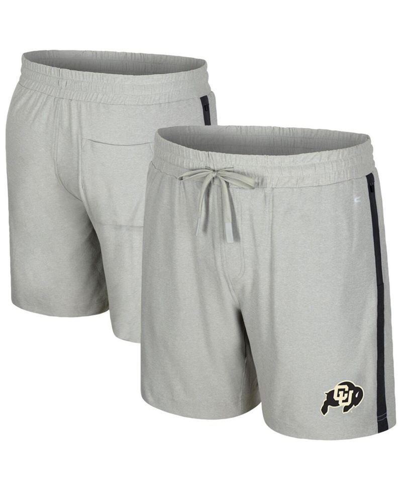 Men's Gray Colorado Buffaloes Mac Shorts