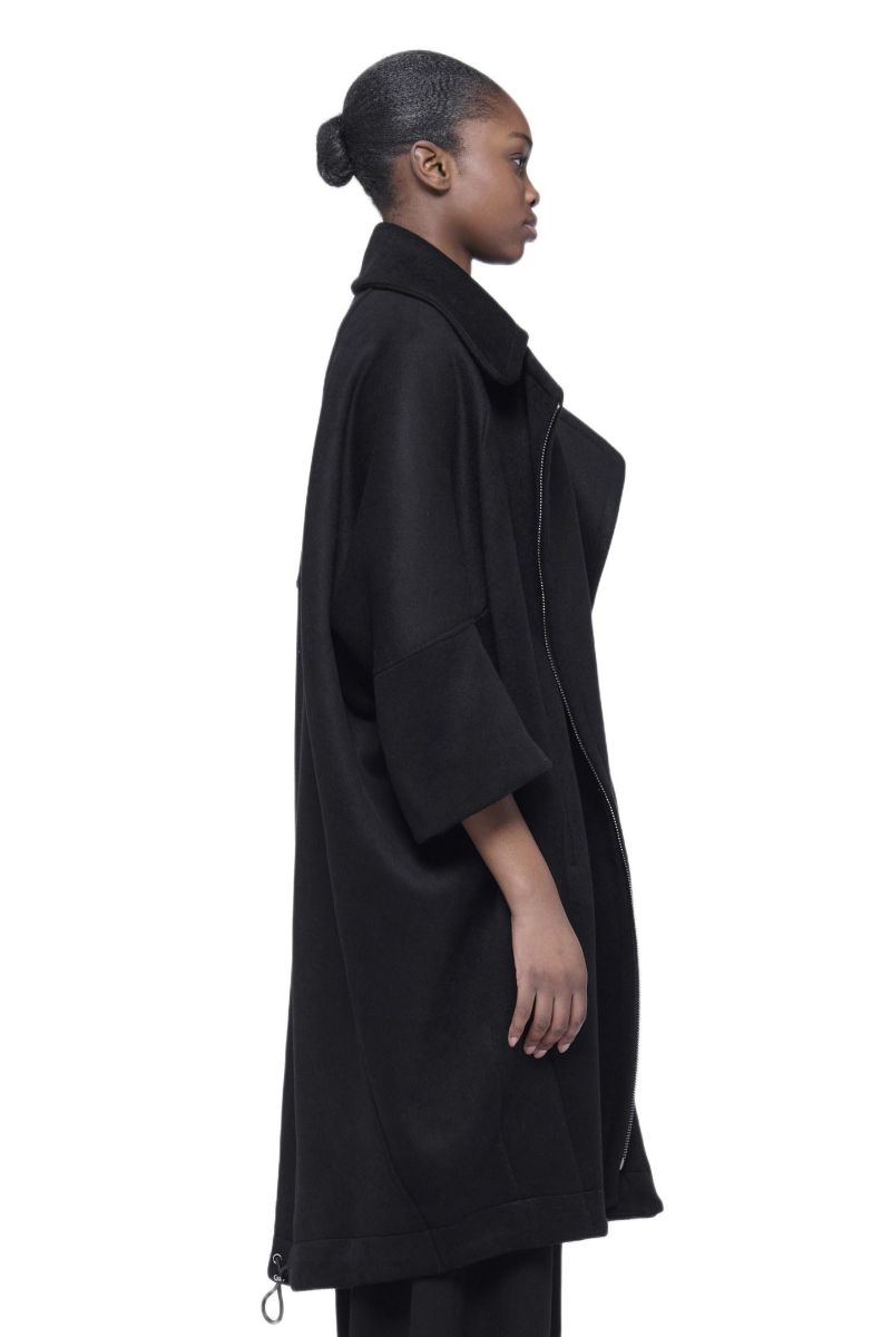 Women's Boxy Biker Coat