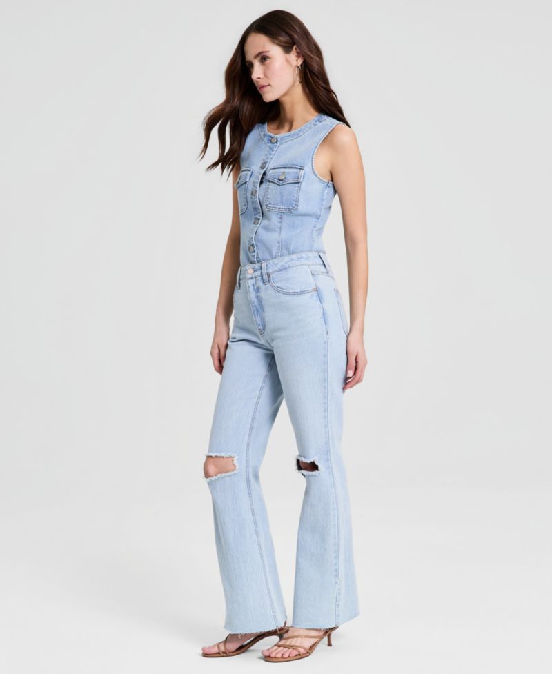 Women's High-Rise Flare Jeans