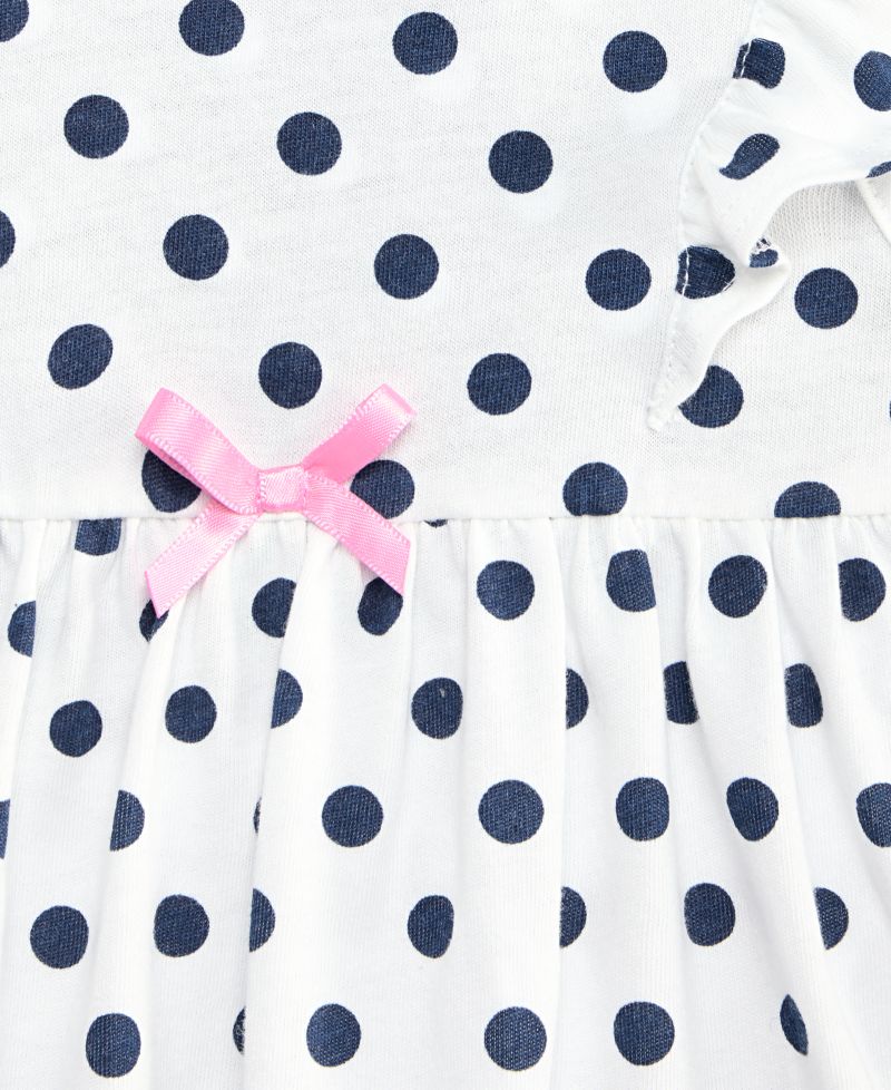 Baby Girls' Dot-Print Sunsuit